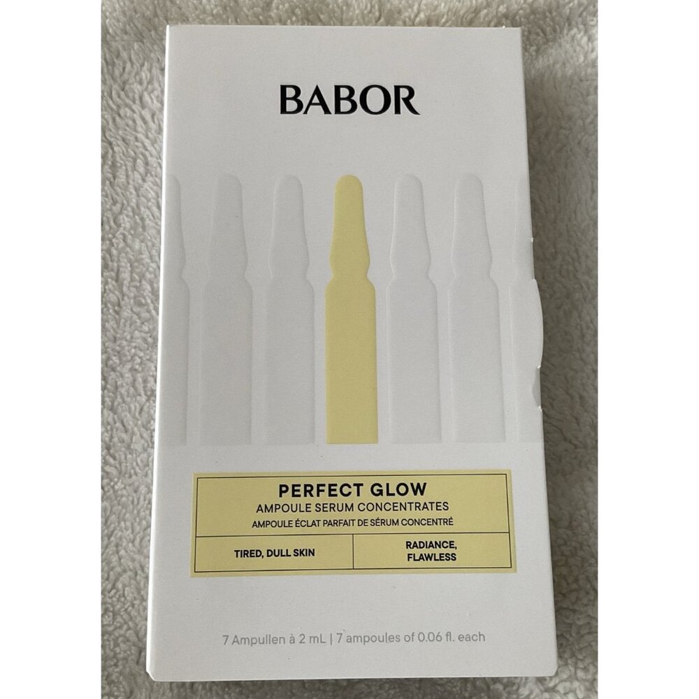 BABOR Perfect Glow Ampoule Concentrates Radiance Flawless 7 X 2ml Tired Dull Ski